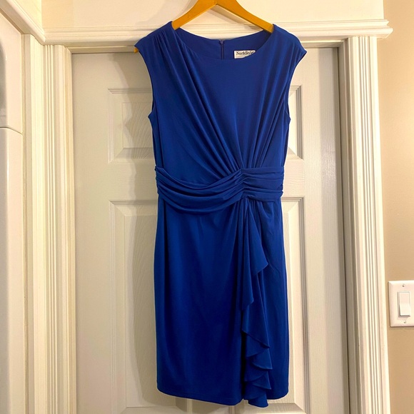 North Style Dress Size 8 Royal Blue Elegant - Picture 2 of 4